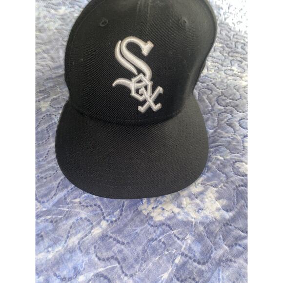 New Era Chicago White Sox Black‎ Wool 2003 ASG Hat 59fifty Size 7 MLB - Picture 2 of 12